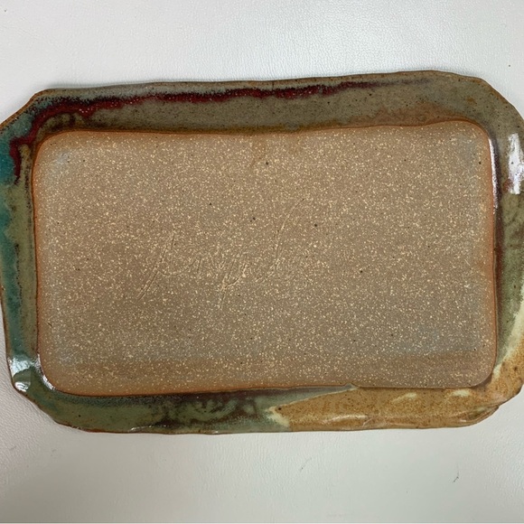 Small serving dish, pottery - Picture 4 of 5